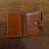 Echtleder Braun, Hellbraun, Taba, Naturleder, Wildleder, Smartwallet, Slimwallet, Kartenhalter, Cardholder, Münzfach, Mechanismus